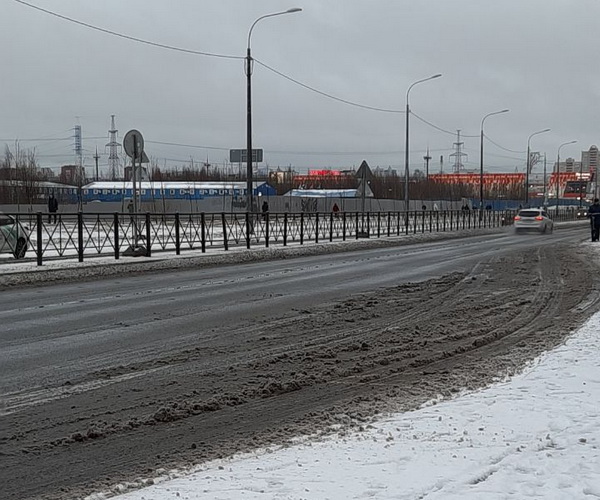 Зима в Петербург пришла неожиданно