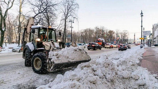За первую половину декабря собрали более 600 тысяч кубометров снега - это 50% объема прошлого года